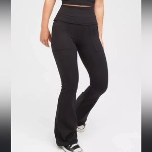 Aerie brand fold over flare legging